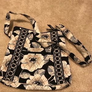 Small Vera Bradley Cross Body Bag Adjustable Black